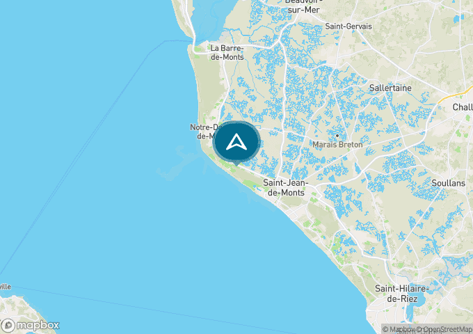 Localisez le camping sur la carte